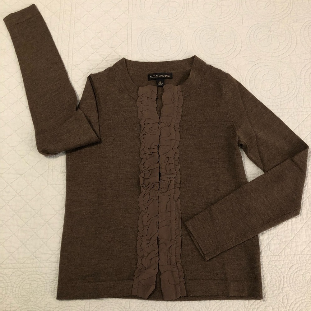 Banana Republic merino wool cardigan. Size XS.